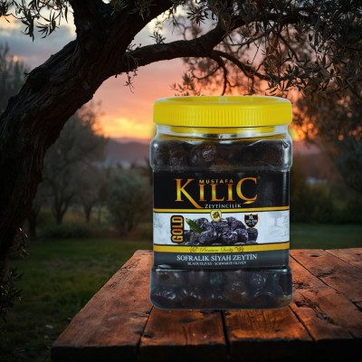 XL Siyah Yağlı Sele Zeytin 1300 Gr.