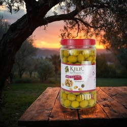 Biberli Yeşil Zeytin 900 Gr.