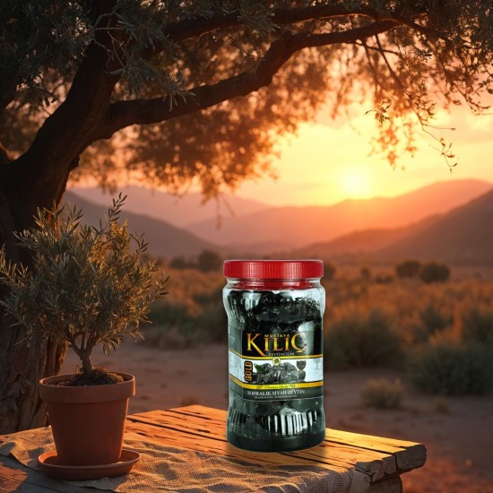 L Siyah Yağlı Sele Zeytin 900 Gr.