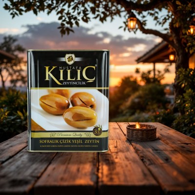 Çizik Yeşil Zeytin 10 Kg.